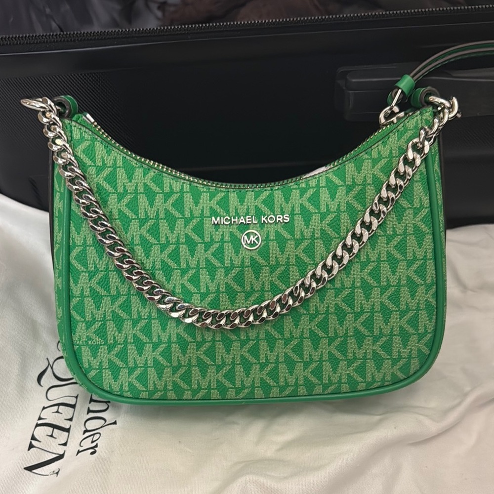Michael Kors Green Shoulder Bag